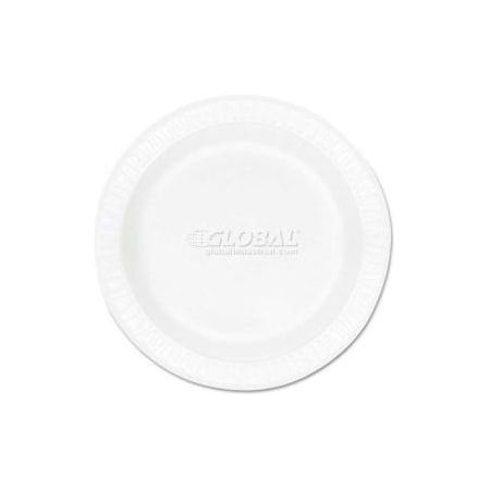 Dart Dart 10PWCR, Foam Plate, White, 10-1/4" Dia., 500/Carton 10PWCR